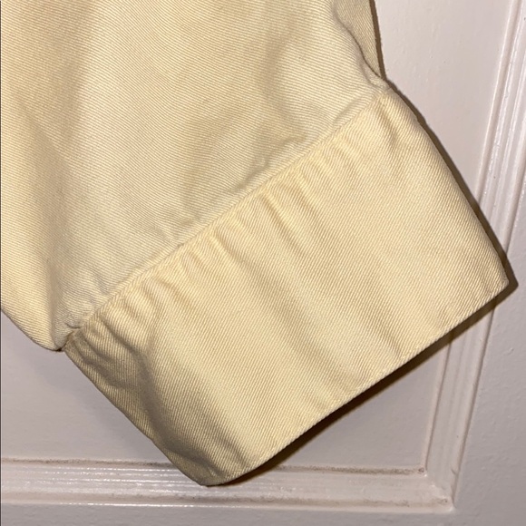 Christopher & Banks Medium Yellow Button Down Shirt - Picture 10 of 13